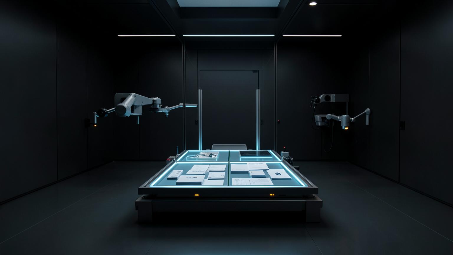 Automated export document and product inspection chamber